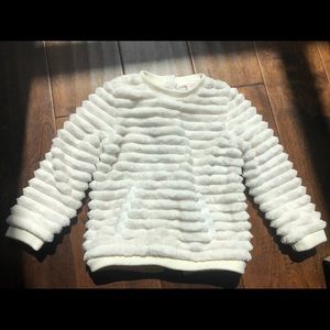 Lili Gaufrette faux fur sweater